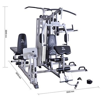 Мультистанция JX-1600 для фитнес-клуба с двумя весовыми стеками